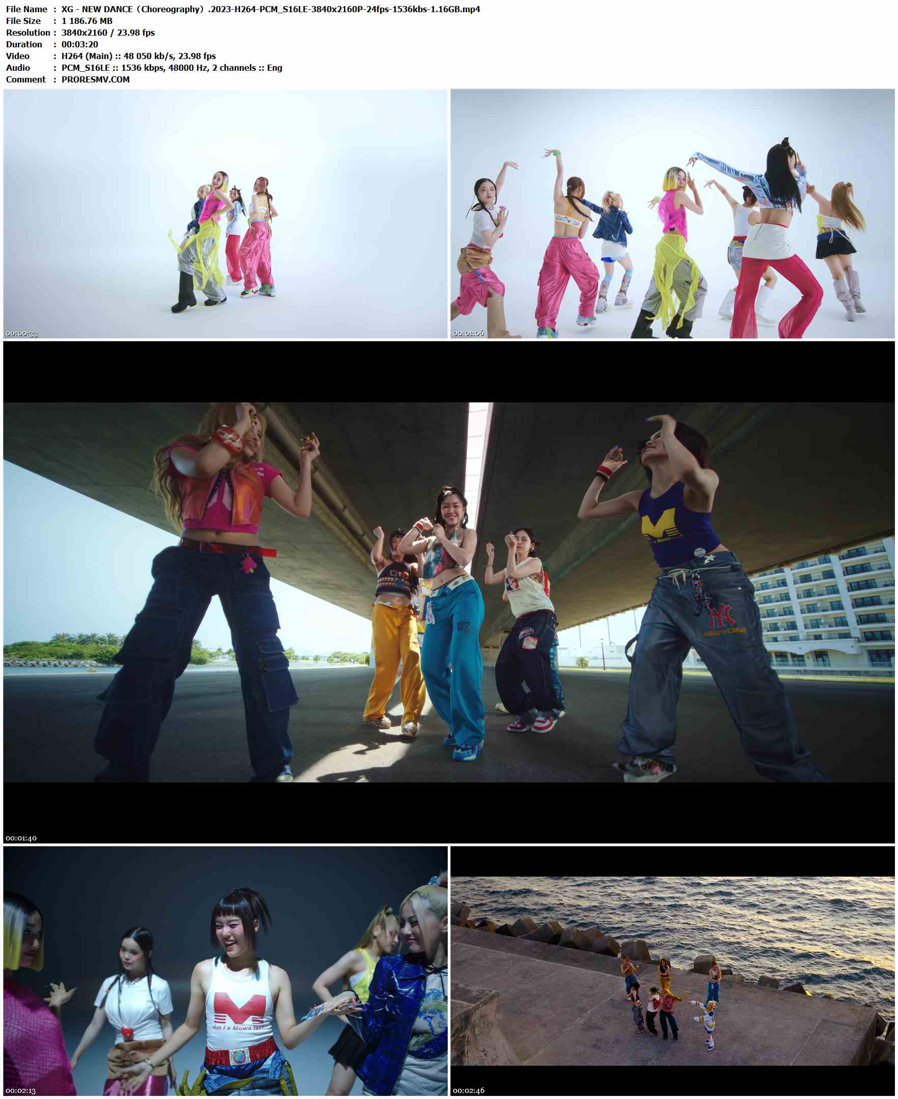 XG - NEW DANCE（Choreography）.2023-H264-PCM_S16LE-3840x2160P-24fps-1536kbs-1.16GB官方MV_高清MV
